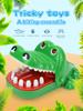 Juego de mordedura de dedo con dientes de cocodrilo Juguetes Divertidos para niños y adultos juguetes de broma para aliviar el Fun for All Ages