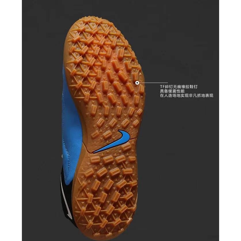 Nike Legend 9 Club TF Turf K Blue Black Blueblack (Unisex) Kids' Soccer Shoes DA1334 403