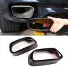 For BMW X5 F15 2014-2018 X6 F16 2015-2019 for M Sports Version Stainless Steel Black Car Exhaust Pipe Cover Auto Parts Black 2X