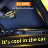 Car Windshield SunShade for BMW X1 X3 X5 X6 G20 G30 G01 G02 G05 F15 F16 G11 F48 Car Sun Visor UV Protection Auto Parts