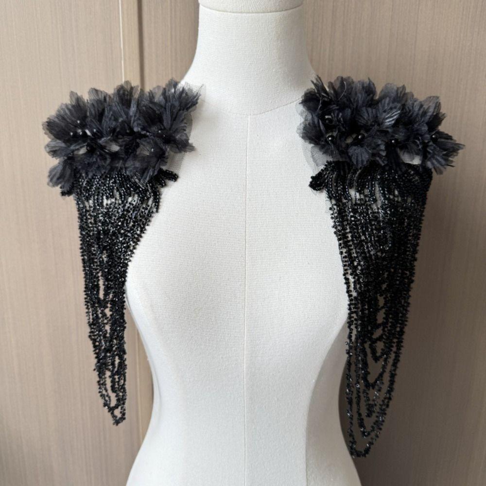Luxury Nail Bead Tassel Decoration Gorgeous Design Sewing Accessories  Evening Gown