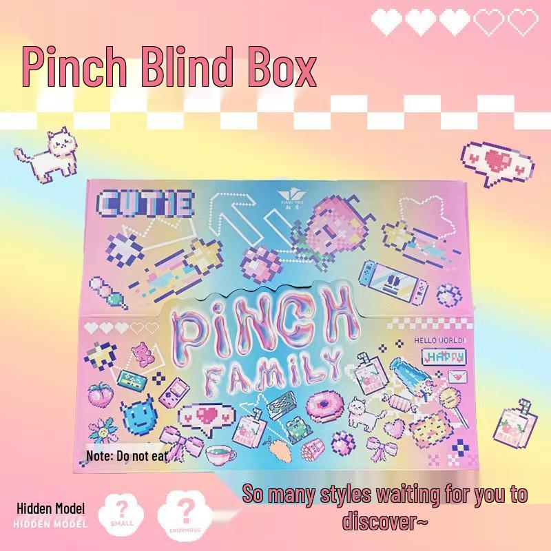 Сквиши Кошачья Лапка Вафля Пончик Моти Слепой Пакет Игрушка для Снятия Стресса