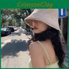 Bucket Elegant Cotton Hat For Women Summer Japanese Style Sun Protection Hat