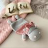 Игрушка-бегемотик амигуруми, хороший подарок для ваших детей, игрушка ручной работы, вязаная игрушка, амигуруми, безопасная и полезная игрушка