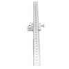 Столярный чертильный позиционный блок стальная линейка с фиксирующим локатором многофункциональный разметочный калибр для деревообработки 45 90