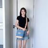 New Lee Fabric+Artificial Leather Crossbody Bucket Bag, Shoulder Bag Regular Women's LE240071M-521