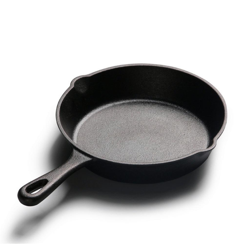 Skillet Frying Pan Cast Iron Pan 16cm 20cm 26cm Non-Stick Pancake Pan Gas Stove Wok Pan Home Garden Cast Iron Cauldron Egg Pan