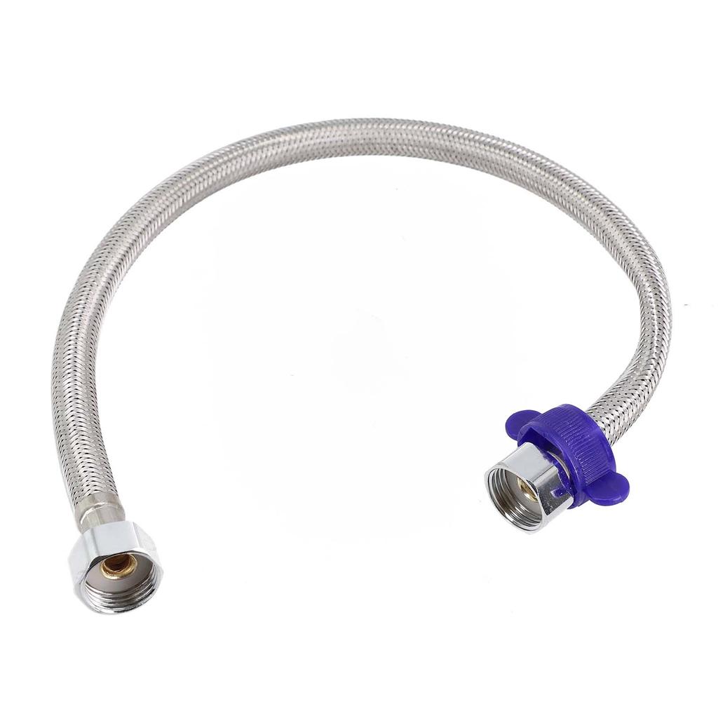 Stainless Steel Braided Hose Plumbing Explosion-Proof Flexible Hose Faucet Water Pipe Home Bathroom Water Heater Metal Hose