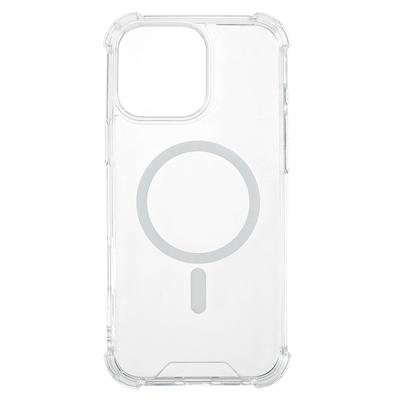 Для iPhone 16 Pro Max Прозрачный Чехол для Телефона Совместимый с MagSafe 1,5 мм Ударопрочная Задняя Крышка