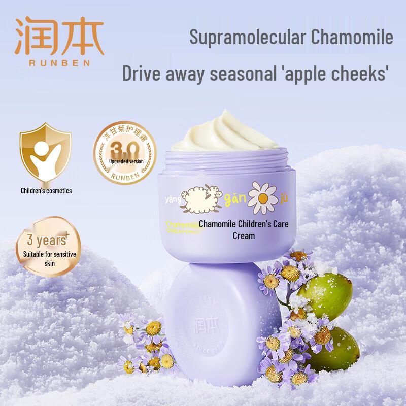 Runben Kids Hand Cream & Chamomile Cream Duo