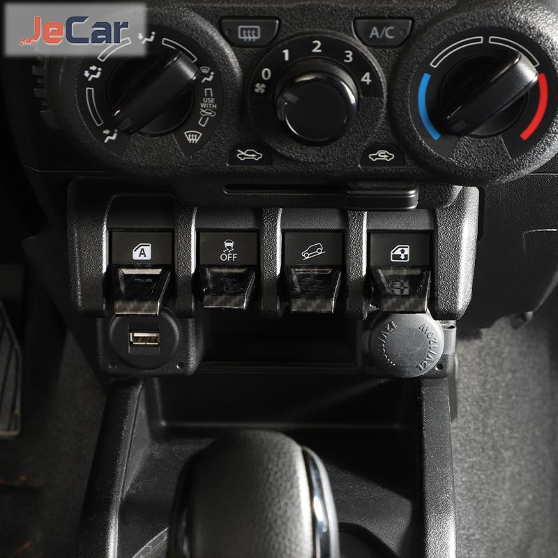 Кнопка переключения подъема окна автомобиля из АБС-пластика, расширенная декоративная наклейка, накладка для Suzuki Jimny Up, салон автомобиля