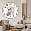 12 Inch 30cm Simple Home Silent Fashion Clock Creative Bedroom Decoration Personalized Light Luxury Wall Clock