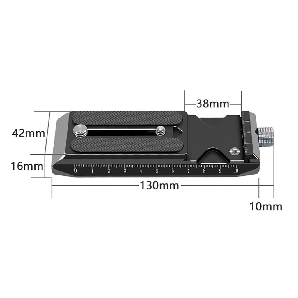Quick Release Plate for Gimbal Aluminum Alloy Arca Swiss Quick Release Plate Adapter Replacement for DJI Ronin RS2 RSC2