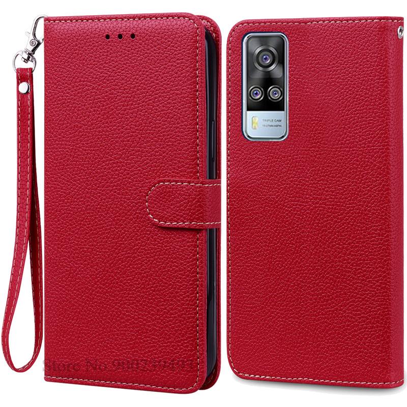 Для Vivo Y31 2021 Чехол V2036 Чехол-книжка с кошельком Для Vivo Y51 Y51A V2030 Y 51 31 Чехол VivoY31 Для Vivo Y33 Y53S 4G Мягкая обложка Funda