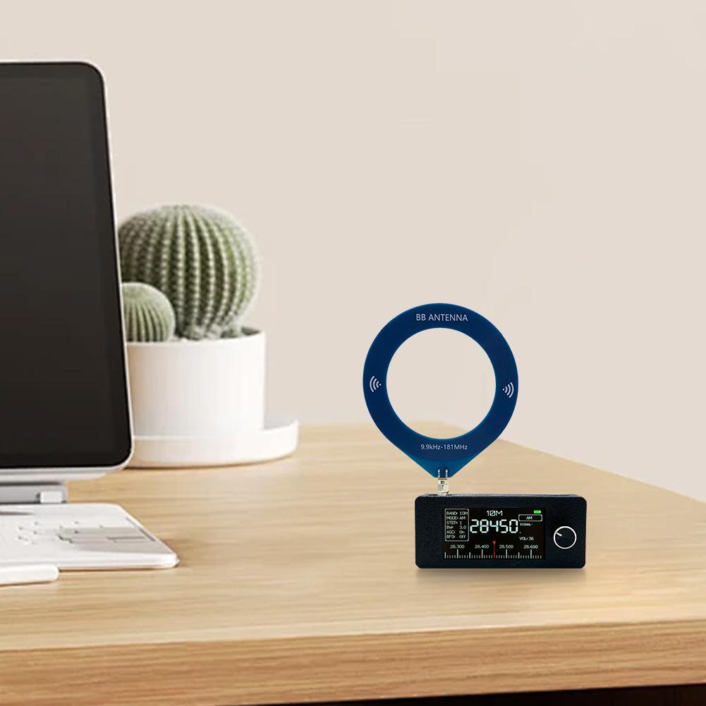 Двухкомпонентное портативное радио, 1,9-дюймовый IPS-экран, карманное мини-радио, полнодиапазонный радиоприемник