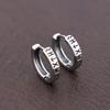 Fashion Norwegian Viking Rune Hoop Earrings for Men Woman Stainless Steel Unisex Nordic Huggie Hoop Earring Retro Charm Jewelry