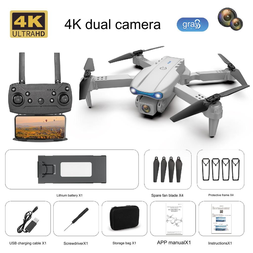 E99 K3 Pro HD 4k Двойная камера Режим удержания высоты Складной Мини RC WIFI Квадрокоптер для Аэрофотосъемки Игрушки Вертолет
