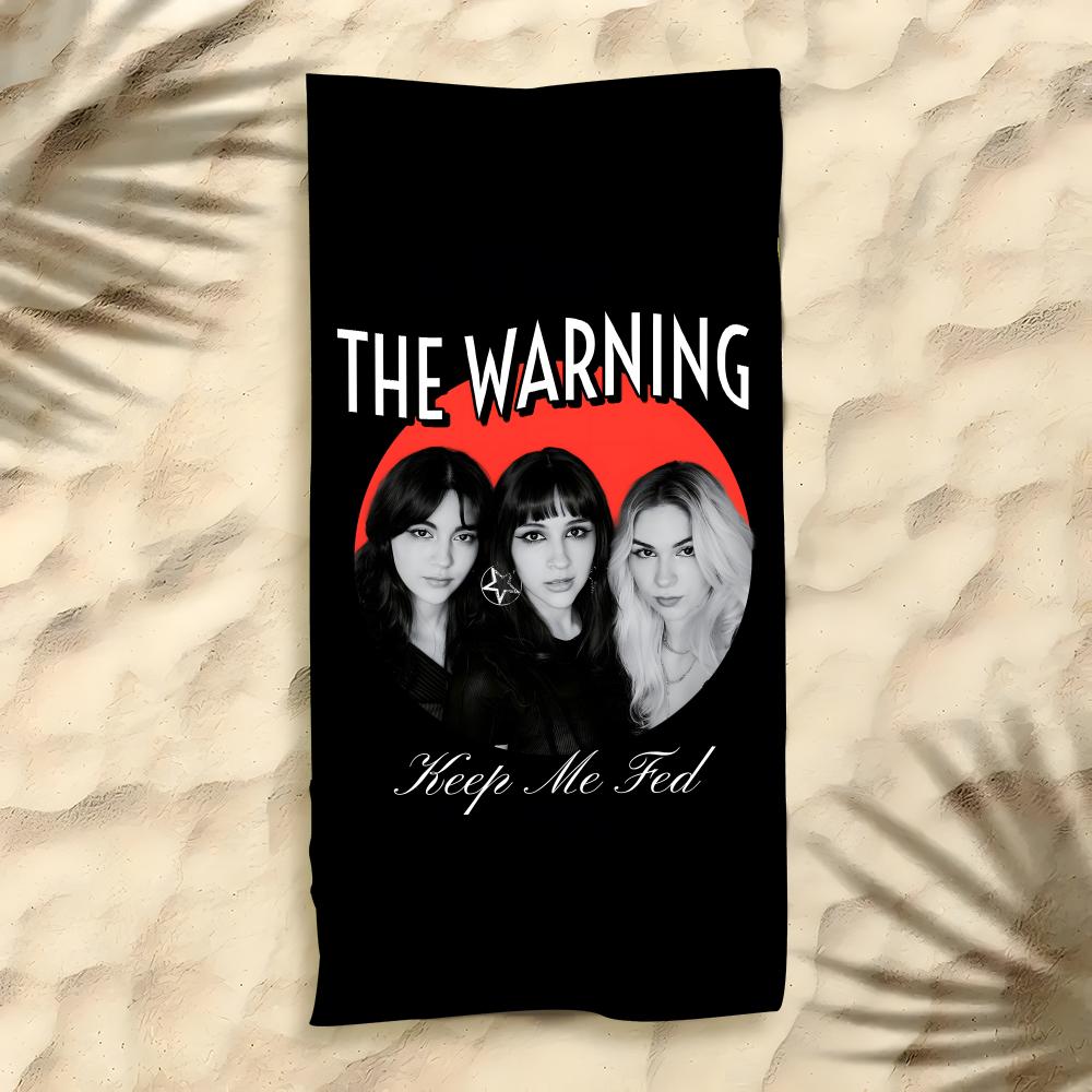 Полотенце The Warning из полиэстера, пляжное, быстросохнущее, без песка, для лета, бассейна, путешествий, отпуска