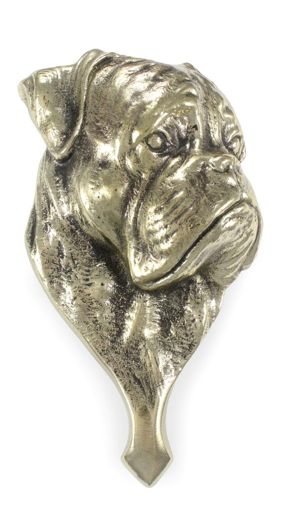 Bokser, Boxer I - Kołatka Do Drzwi W Kształcie Głowy Psa, Mosiężna Kołatka, Retro Dekoracja Na Drzwi Marki Art-Dog