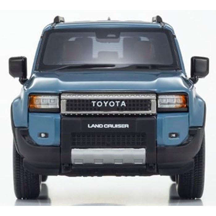 Kyosho 1/43 Toyota Land Cruiser 250 ZX Версия с опциональными колесами. (Дымчатый синий) KS03927SB