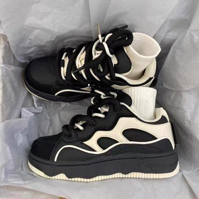 Новые туфли для пар, туфли на толстой подошве, увеличивающие высоту, кроссовки, туфли для хлеба