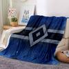 Hsv Stadium Lights Flannel Blanket, Soft Polyester, Modern Design, All-Season for Camping, Travel, Gifts for holidays or birthdays