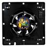 Bathroom fan timer glass NORTADA HOKURO HOK 120 T black