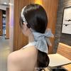 Summer Braid Headband Girl Pearl Headband Streamer Tie Hair Fashion Headband