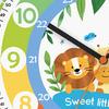 10 Inch Analog for Kids Non Ticking Teaching Clock Educational Tool Learning Bedroom