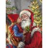 DIY Santa Claus 5D Diamond Painting Full Round Drill Mosaic Cross Stitch Kits Rhinestone Snowman Christmas Gift Home Decor