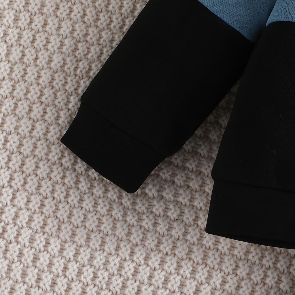 Boys Sports Suit Zipper Hooded Top + Printed Pants Casual 2 Pieces Set Kids Clothing Sweatshirt for Children