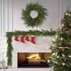 6ft Christmas Norfolk Pine Garland Real Touch Artificial Faux Greenery Pine Garland