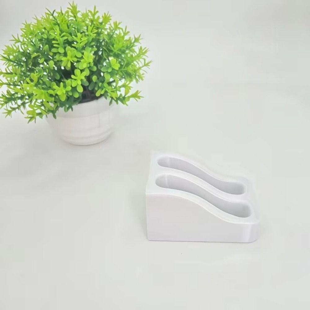 2-Slot Design Tool Organizer Plastic Wall Mounted Rack Practical Wrench Storage Rack Tool Storage