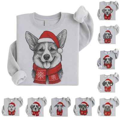 Рождественские футболки и толстовки, женские толстовки, толстовки-пуловеры с длинным рукавом, женские топы с длинным рукавом