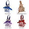 Hot Sale Wedding Flower Hand-painted Gift Packaging Boxes Drawstring Bag Candy Pouch Candy Bag