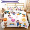 3pcs Ms. Rachel Bedding Set Duvet Cover Closure Includes 1 Duvet Cover & 2 Pillowcases, Soft and Comfortable for All Seasons.