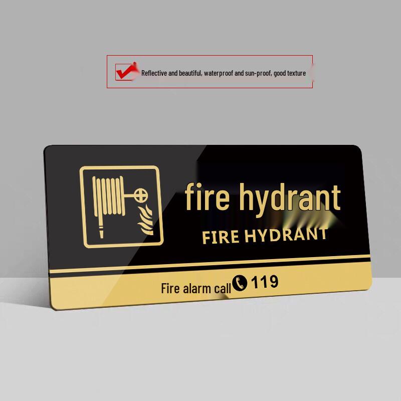 BELIK Fire Extinguisher & Hydrant Safety Sign