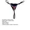 Sexy Rhinestone Thong for Women Mini G-string Bikini Thong Low