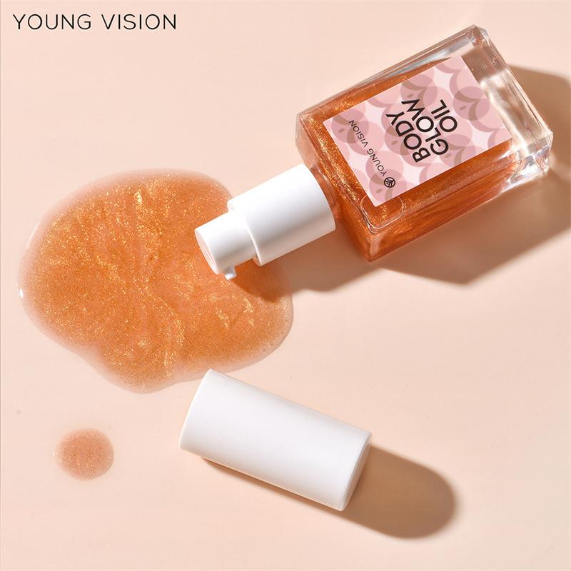 Жидкий хайлайтер Масляный контурный хайлайтер для лица Хайлайтер для всего тела Пляжный сексуальный контурный водостойкий хайлайтер для тела