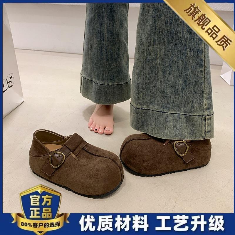 Birkenstocks на толстой подошве с увеличением внутренней высоты, новые осенние, можно носить дважды, повседневная обувь-тост, размер