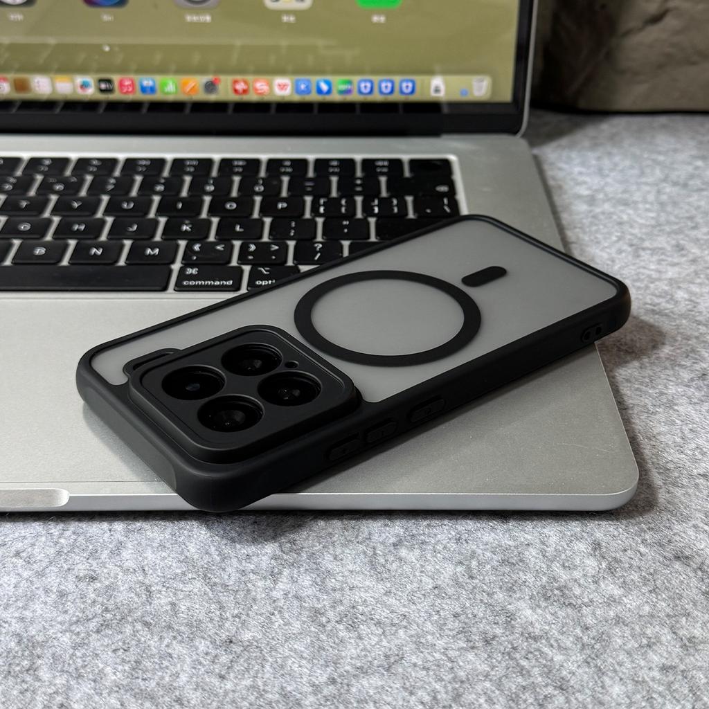 Чехол для Xiaomi 15T Pro Для Magsafe Магнитный Роскошный Матовый Полупрозрачный Бронированный Ударопрочный Простой Чехол Для Xiaomi 15T Чехол Бампер