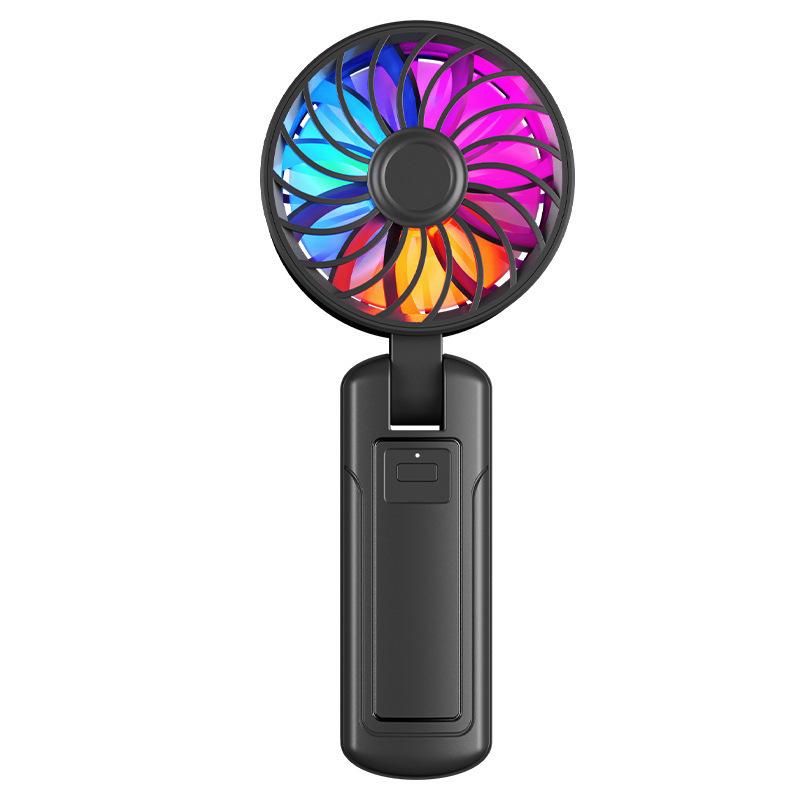 New USB Rechargeable Silent High-Speed Neck-Hanging Fan