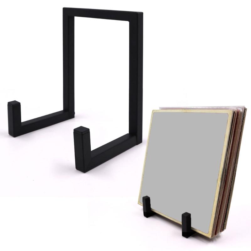 Vintage Style Iron Storage Shelf For Music Albums And Art Decors Practical Metal CDs Holder Display Cabinet