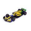 Bburago 2024 Model Signature Series F1 McLaren MCL38 Senna Memorial Color Lando Norris Race Sports Car Mini Car Diecast Car Complete Product Senna