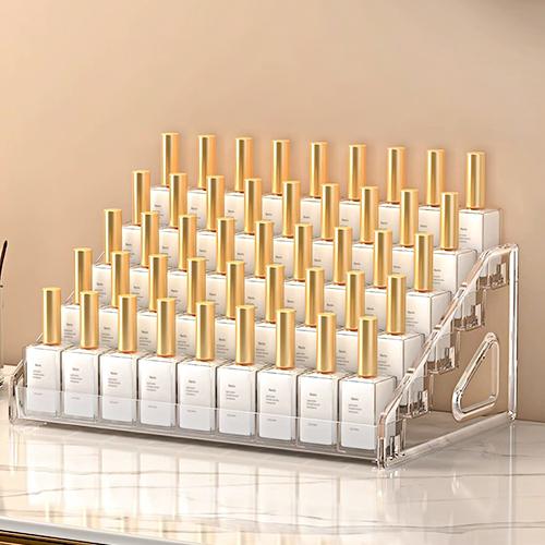 3/5/7 ярусов инструментов для дизайна ногтей Прозрачная косметическая витрина Многофункциональная многоуровневая подставка для лака для ногтей