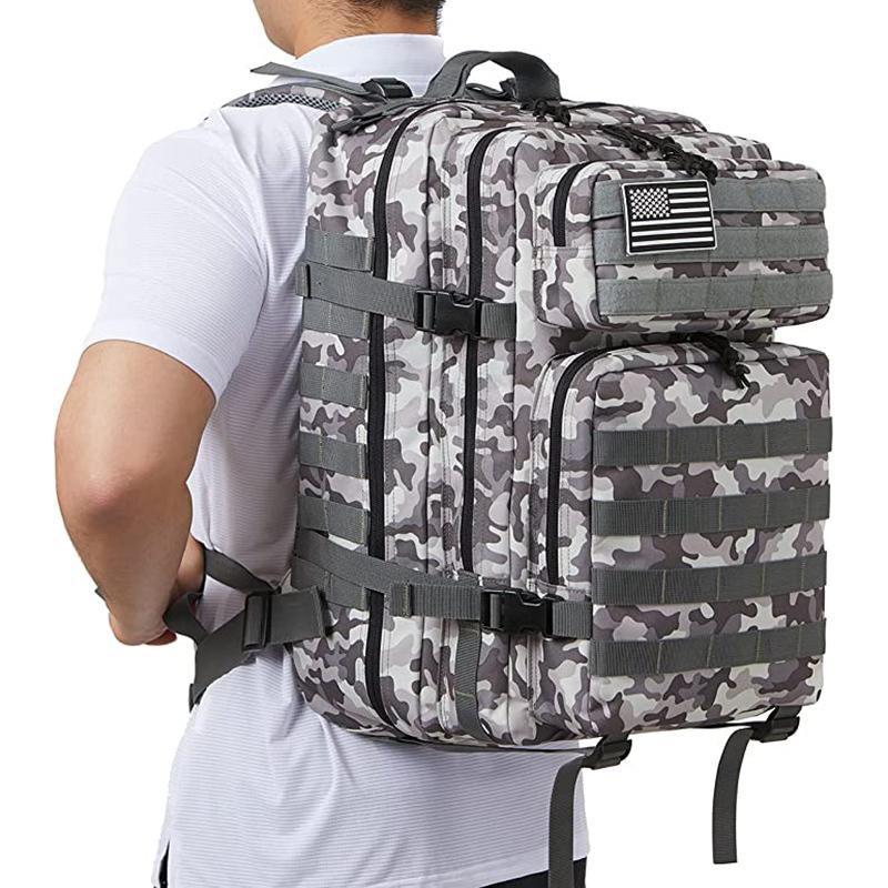 45L армейский камуфляжный тактический рюкзак Molle, военный боевой рюкзак, сумки для улицы, пешего туризма, охоты, 3-дневная сумка, рюкзаки