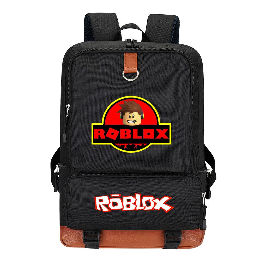 Virtual World Game Men'S And Women'S Backpacks Student Schoolbags Travel Bags Computer Bags Animation Cartoon Backpacks