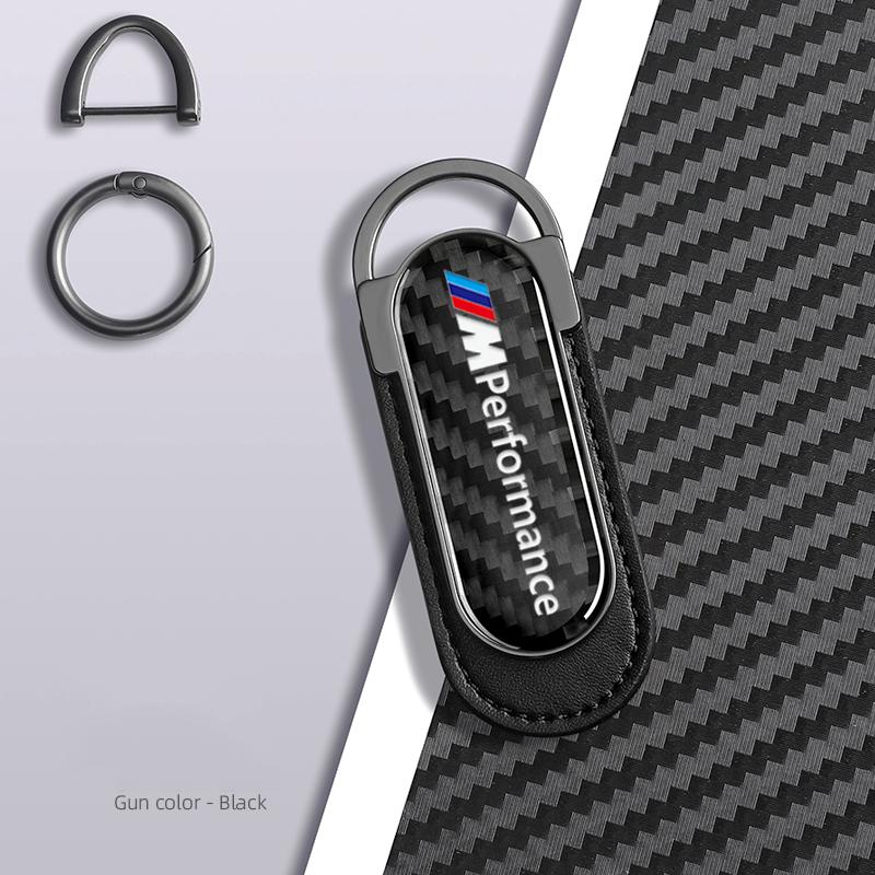 2026 Hot New Carbon Fibre Keychain Creative Car Keyring Accessories For BMW M Performance E36 E60 E90 X2 X1 X3 X5 E46 E39 E70 M3 M6 M5 jdsg40
