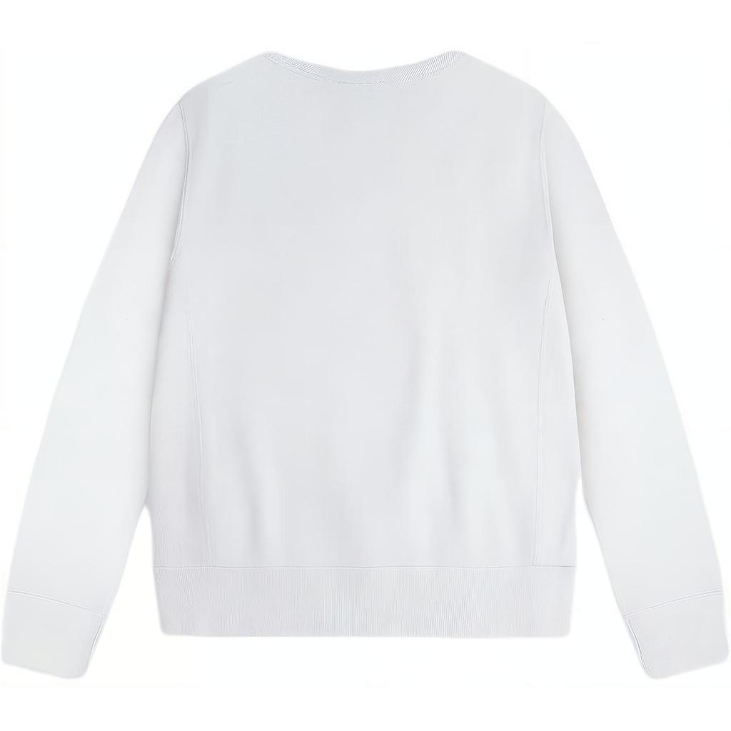 Polo Ralph Lauren Круглый вырез с рисунком медведя Флисовая толстовка Женская толстовка Белая 211769528-001