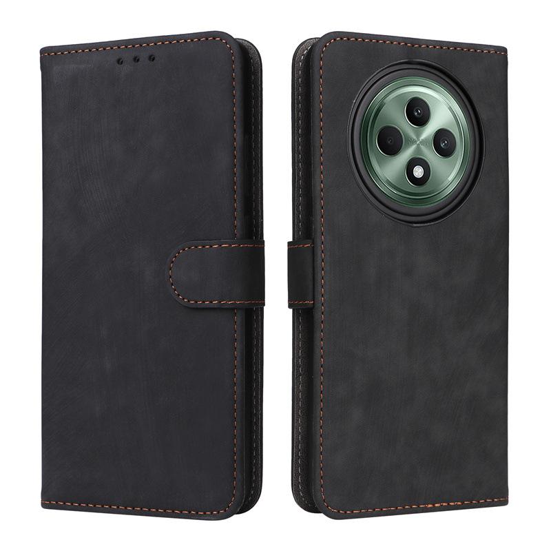 Флип-чехол для OPPO Reno 12F 5G / Reno12 F 5G Чехол для телефона из искусственной кожи с полной защитой корпуса [блокировка RFID] Защитный чехол